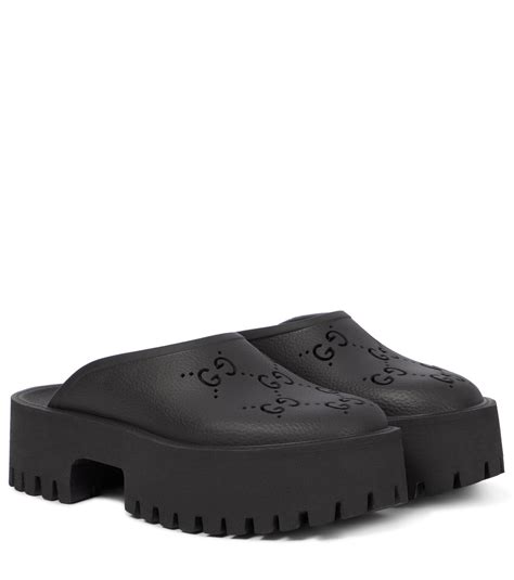 gucci rubber clogs dupe|gucci black rubber sandals.